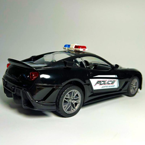 ماشین کنترلی شارژی پلیس مشکی مقیاس 1:16 Remote Control RC Police Car UD2502A_اسباب بازی